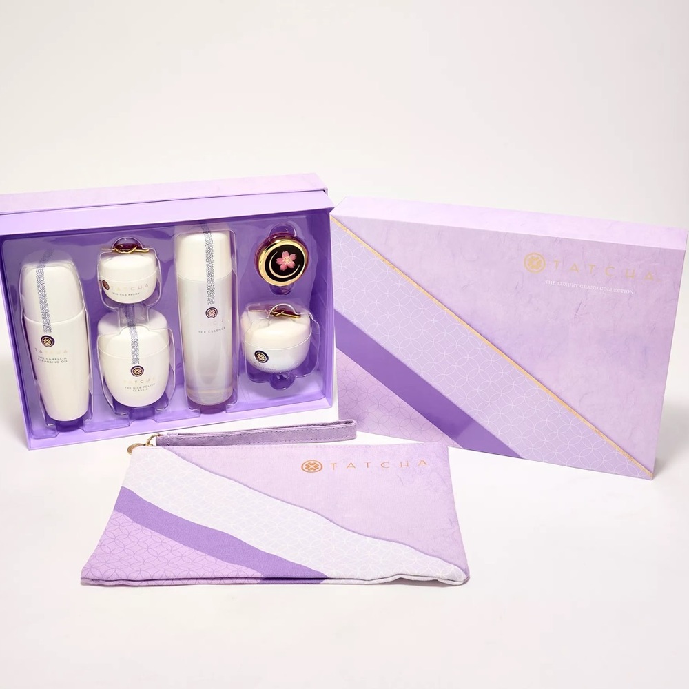 TATCHA Classic Ritual 5pc Grand Collection & Curated Bag